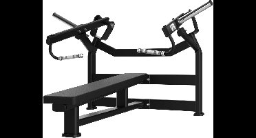 Tunturi Platinum - Horizontal Chest Press - Plate loaded - Fitnessapparaat - Plate loaded homegym- Maximaal 300 kg gewicht - V-series