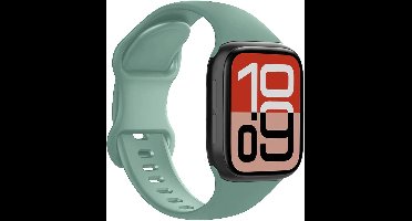 Horloge Band Geschikt voor Apple Watch 1, 2, 3, 4, 5, 6, 7, 8, 9, SE - 38/40/41 mm Bandje Siliconen Verstelbaar - Cactus
