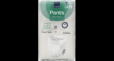 Abena Pants Junior XS2 - 18x Absorberend Broekje, te Dragen als Gewoon Ondergoed - Voor het Verlies van de Hele Blaasinhoud en (Dunne) Ontlasting - Heupomvang 50-75 cm - Absorptie 1500 ml