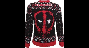 Deadpool Deadpool - Spray Heren Christmas jumper - zwart/rood/wit - M