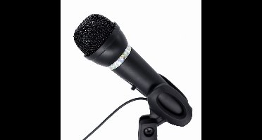 Gembird Condensator microfoon met bureaustandaard, zwart