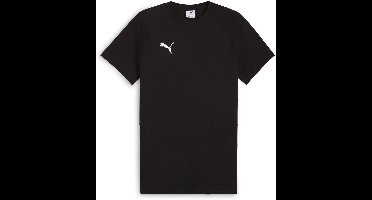 Puma Shirt TeamEVOSTRIPE Tee 659953 Puma Black-Puma Silver-Puma White-XXL