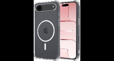 Hoesje - Geschikt voor Apple iPhone Air - Magsafe Compatible - Sterk & Shockproof - Back Cover - Shock Proof Case - Telefoon Hoes Shockproof - Transparant