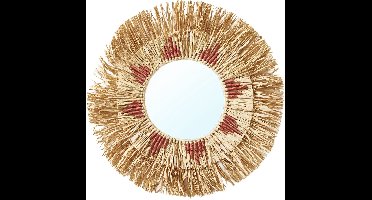 Vertbaudet Ronde raffia spiegel