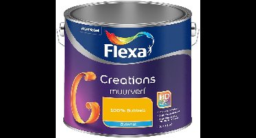 Flexa - Creations Muurverf Zijdemat - 100% Bubbels - Mengverf - 2,5 L