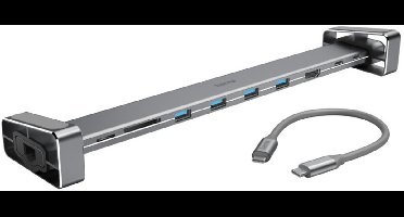 Hama USB-C-dockingstation Met Afneembare Voetjes 9-poorts