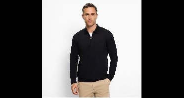 OLYMP zip pullover zwart