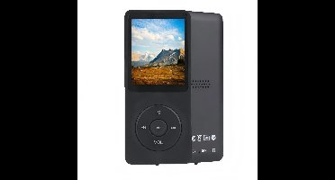 Ynkkvre -64GB Draagbare MP3 Speler – Ondersteunt tot 128GB SD, HiFi Lossless Geluid, Muziek/Video/Stemopname/FM Radio/E-Book/Fotoweergave