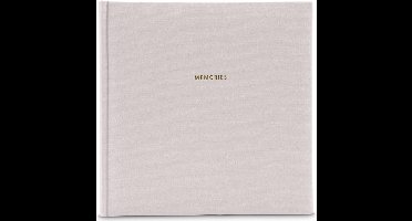 Hama Buch-Album Memories, 25x25 cm, 50 schwarze Seiten, Grau (00007682)