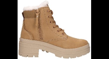 Palladium Pallarise NBK L Veterschoenen Hak - Cognac - Maat 42