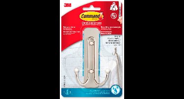 Haak voor ophanging 3M 1,8 kg Zilverkleurig Metaal (1 Stuks)