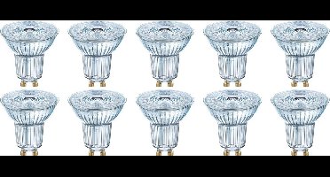 LEDVANCE - LED Spot 10 Pack - Parathom PAR16 940 36D - GU10 Fitting - Dimbaar - 3.4W - Natuurlijk Wit 4000K | Vervangt 35W