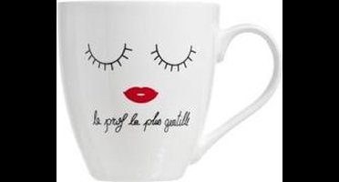Mug 55cl Deco 'pour La Prof La Plusgentille'd10.5xh11.5cm