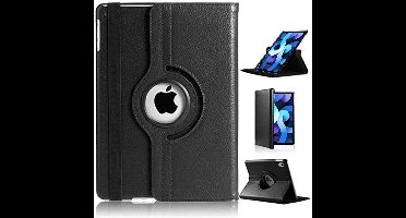 Hoes geschikt voor iPad Air 2020 (10,9 inch) - 360 Graden Draaibare bookcase met standaard - Zwart
