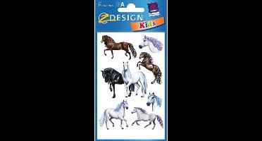 Avery papieretiket Z-design Kids pakje a 3 vel paarden