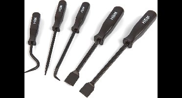 HBM 5 Delige Profi Pakkingschraper, Haken en Spatelset