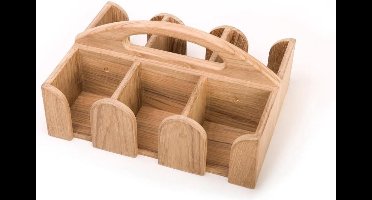 ARC Marine Mokkenrek - met handvat - 6 mokken - teak 3713