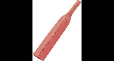 TRU COMPONENTS 1564457 Krimpkous zonder lijm Rood 2 mm 1 mm Krimpverhouding:2:1 15 m