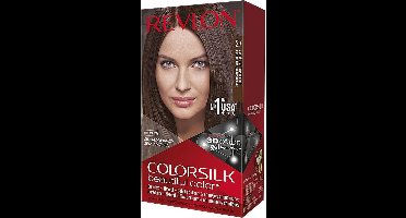 Haarkleur Zonder Ammoniak Colorsilk Revlon Diep warme kastanje