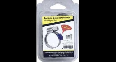 Kash 3771310001 Slangklem 10 - 32 mm Set van 28 stuks
