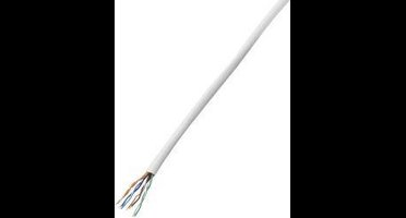 TRU COMPONENTS Netwerkkabel CAT 5e U/UTP 4 x 2 x 0.14 mm² Wit 100 m