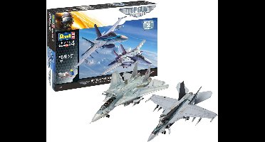 Revell Modelbouwpakket Militaire voertuigen - 05677 Top Gun Movies - Gift Set Plastic - 1:72 - Modelbouw