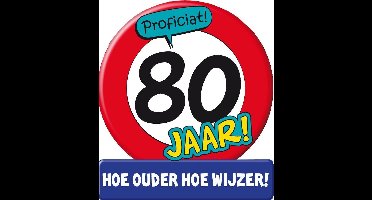 Wenskaarten - 80jr verkeersbord