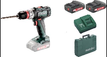 Metabo BS 18 L QUICK 18V Li-Ion accu Boor-/schroefmachine set (2x 2Ah accu) in koffer