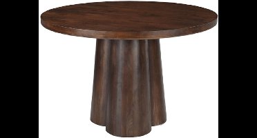 Livingfurn - Eetkamertafel Brix Clubs 130cm - Mangohout