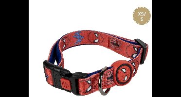 Honden halsband - Spiderman - Rood - Maat XS/S