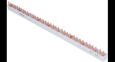 Aansluitkam voor 9 aardlekautomaten 3-fase, 18 x vork
