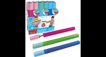 Summertime Waterpistool - 2x - foam - 54 cm - Waterpistolen/waterspuit - voor kinderen - Buitenspeelgoed - waterspeelgoed