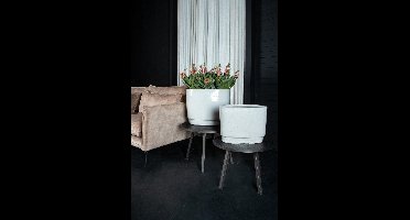 PTMD Bloempot Rae - 48x32x38 cm - Keramiek - Wit