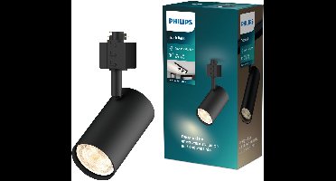 Philips EasyLink Zilo - Spot - GU10 fitting - Maximaal wattage: 7W - Zwart - Railverlichting