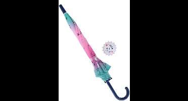 Vadobag Milky Kiss Paraplu Eenhoorn - kinderparaplu - 75 cm - roze, mint