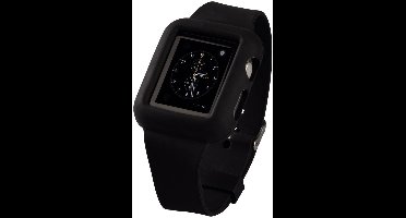 Hama Siliconen bandje - Apple Watch Series 1/2/3 (38mm) - Zwart