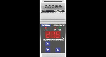 Emko ESM-1510-N.5.18.0.1/00.00/2.0.0.0 Tweestandenregelaar Temperatuurregelaar NTC -50 tot 100 °C Relais 5 A (l x b x h