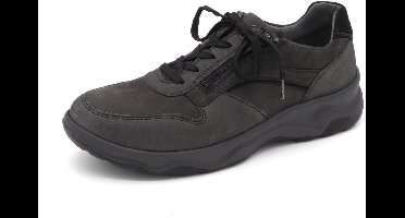 Waldläufer Heren Sneaker - 718006-310-696 Donkergrijs - Wijdte H - Maat 8½ (42.5)