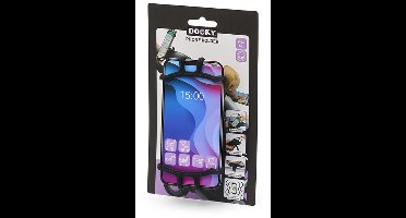 Dooky Telefoonhouder Smartphone Telefoon houder 360* Rotatie Universeel Kinderwagen Fiets Zwart