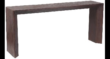 PTMD Bijzettafel Kyro - 180x40x80 cm - Hout - Bruin