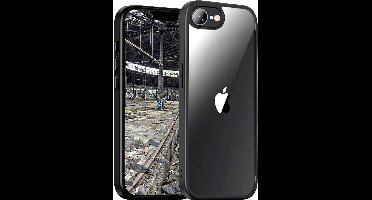 JT Berlin Pankow Hybrid Backcover Apple iPhone 16e Zwart, Transparant Inductieve lading, Stootbestendig