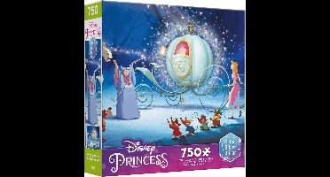 Ceaco - Princesses Disney - Le Carrosse de Cendrillon - Puzzle à paillettes 750 pièces - Stukjes