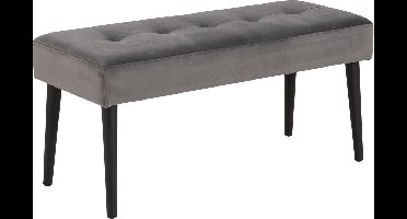 Sohome Halbankje Alim Velvet - Dark Grey
