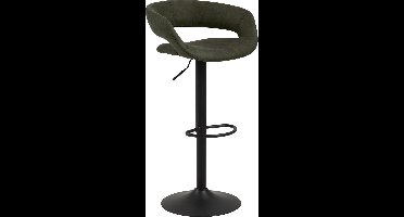 2x Sohome Barkruk Larell (zithoogte 59-80cm) - Olive Green