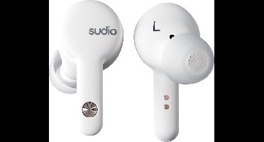 Sudio A2 in-ear true wireless earphones - draadloze oordopjes - met active noice cancellation (ANC) - Wit