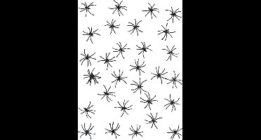 Vegaoo - Kleine decoratieve zwarte spinnen
