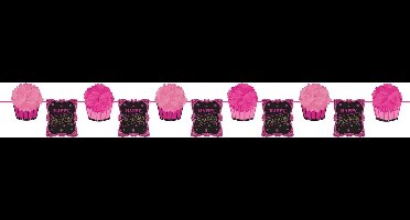 Fluffy Cupcake Garland Born ToBe Fabulous