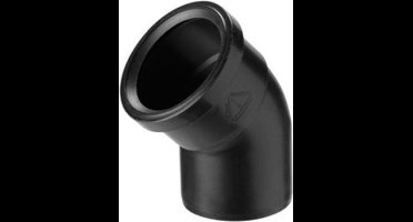 Ubbink Rolux pp toevoerbocht 80 mm 45gr.mof spie plus ring