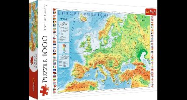 Trefl Trefl 1000 - Physical Map of Europe