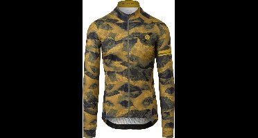 AGU Abstract Mountains Fietsshirt Lange Mouwen Performance Heren - Green - M